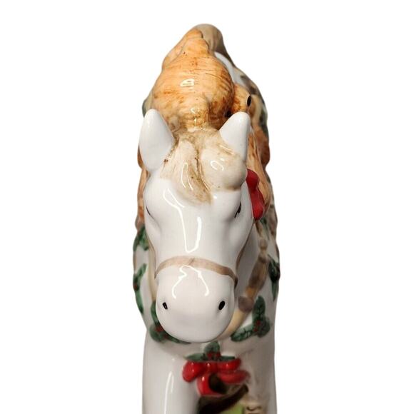 Beals Musial Rocking Horse Palais Royal Stage Christmas Bears in original box - Picture 5 of 16